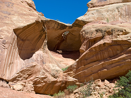 Duct Arch, Davis Canyon, Needles District, Canyonlands National Park, Utah