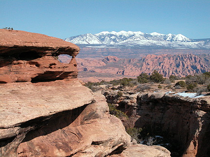 Fang Arch, North of Long Canyon near Moab, Utah