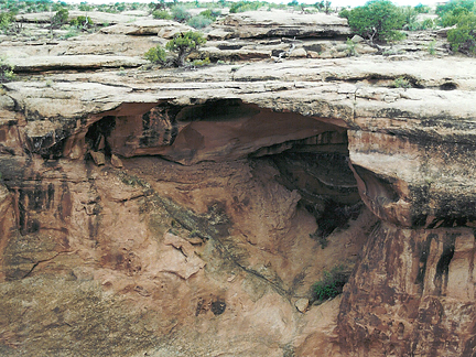 Terrace Arch Midde, North of Long Canyon near Moab, Utah