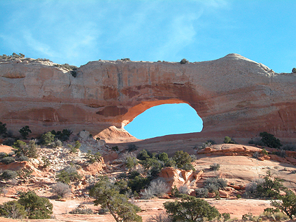 Wilson Arch, Joe Wilson Canyon near Moab, Utah