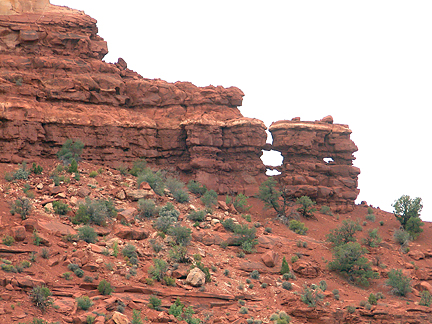 Shortcut Arches, Fortknocker Canyon, San Juan County, Utah